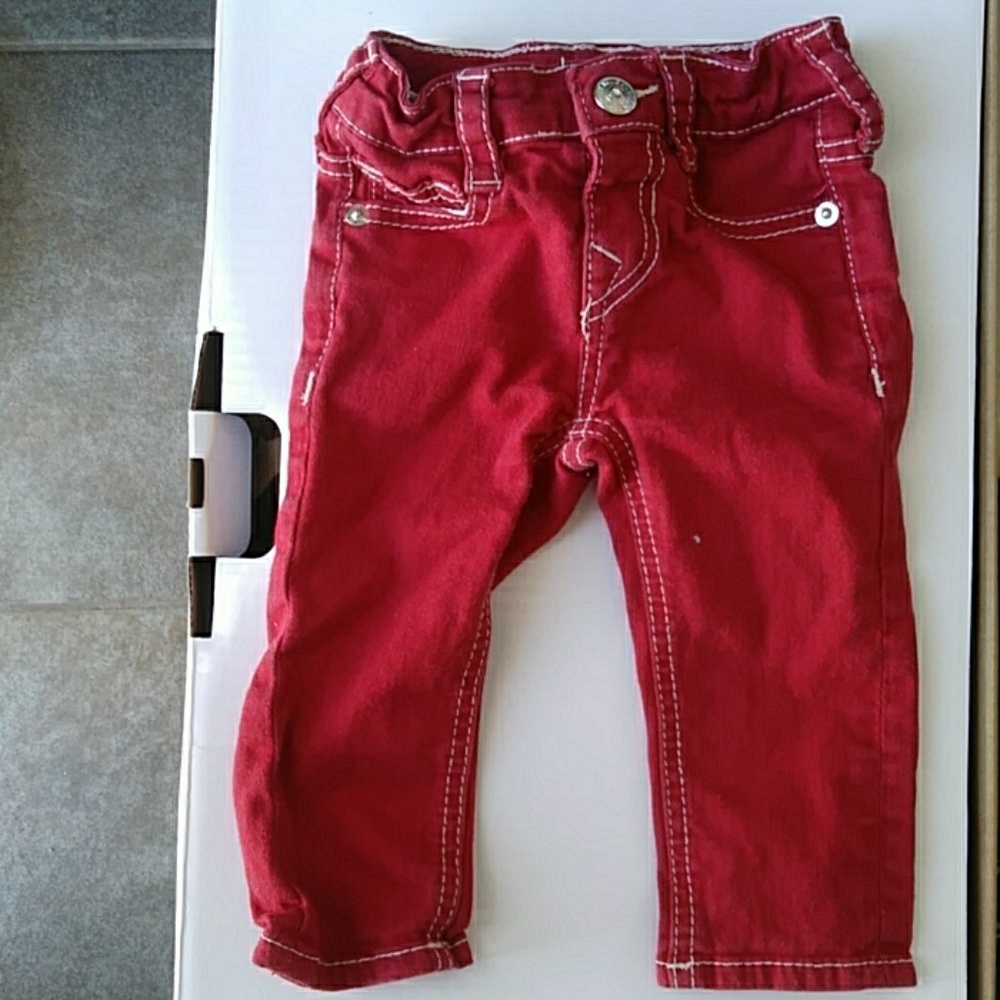 Red True Religion Jeans